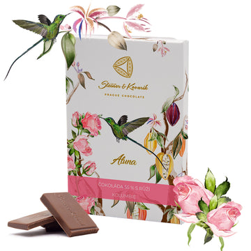 Aluna - Chocolate 55% with Roses, 70 g