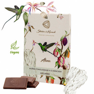 Aluna - dark chocolate 60% with Hericium, 70g