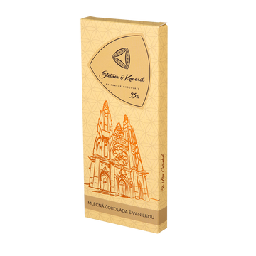 Milk Chocolate with Real Vanilla. Chocolate bar 45 g