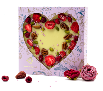 Big heart of white chocolate, 500 g