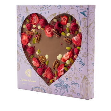 Big heart of milk chocolate, 500 g