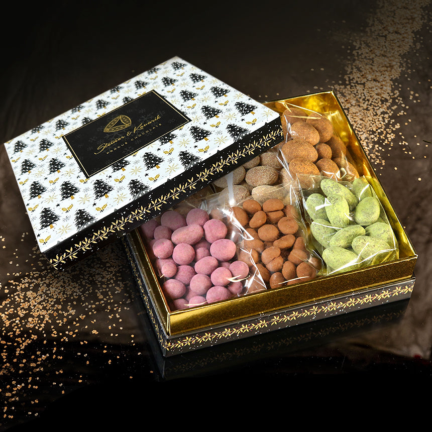 Gift box, 6 popular types of dragée, 300g