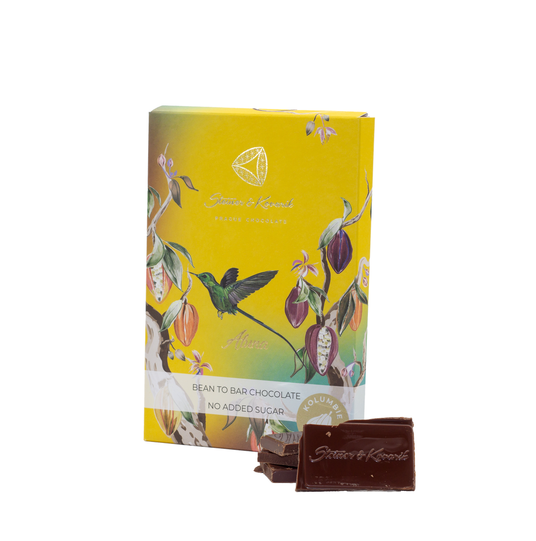 Aluna - 50% chocolate with no added sugar, 70g