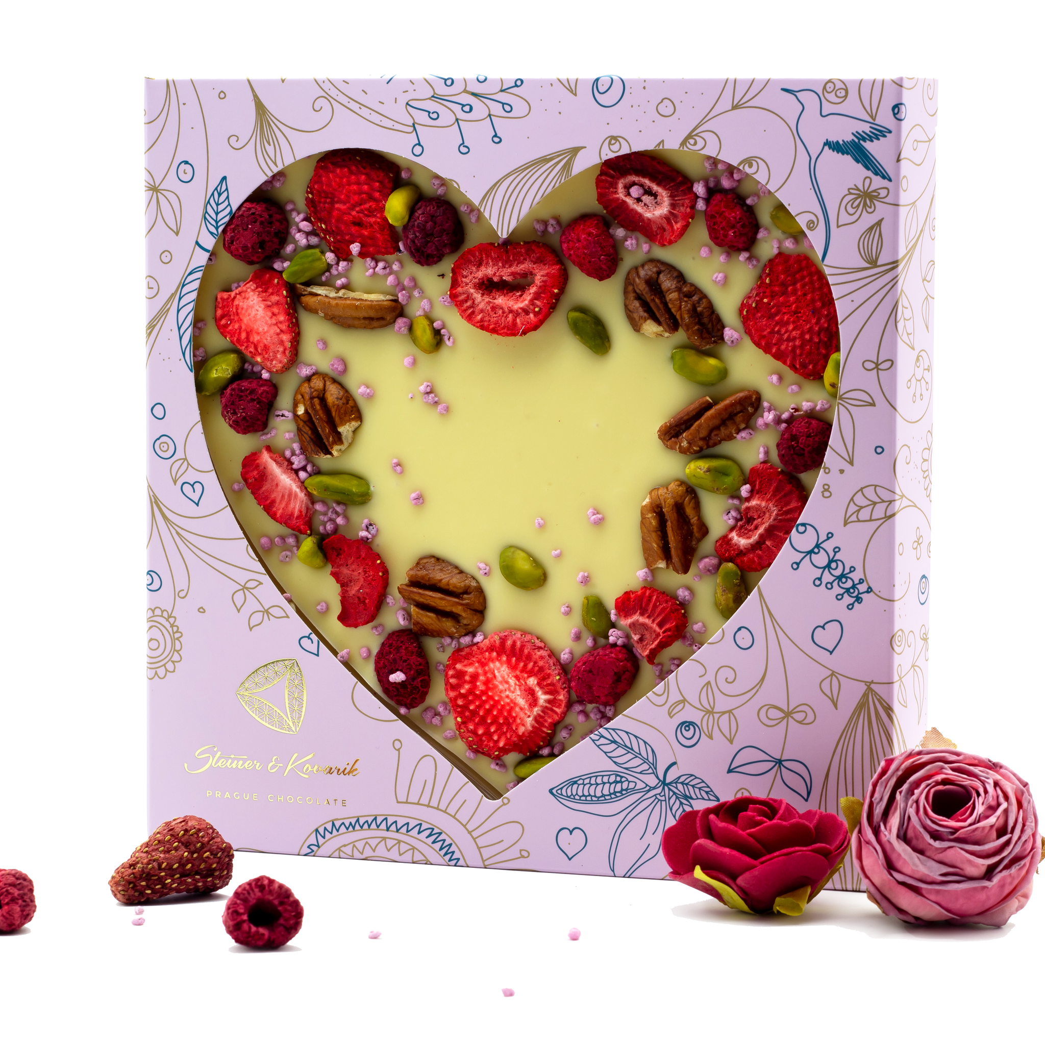 Big heart of white chocolate, 500 g